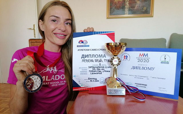 Drugo mesto na ultramaratonu za Nevenu