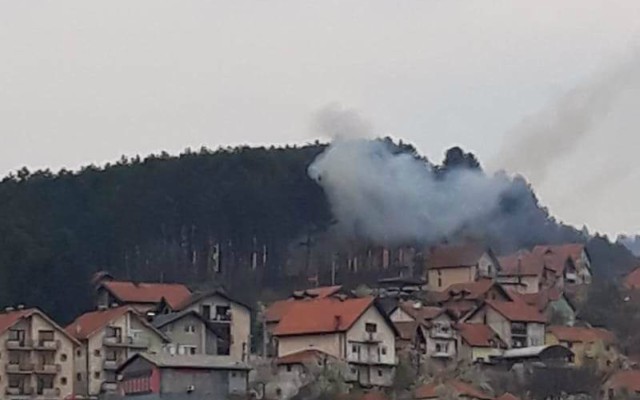 Požar na Belom groblju