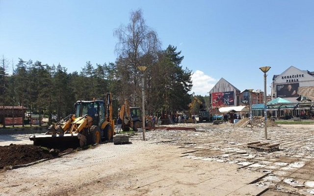 Započeta rekonstrukcija Kraljevog trga na Zlatiboru
