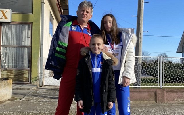 Milica i Mihajlo uspešni u Novogodišnjoj trci