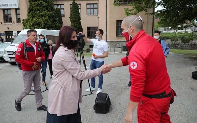 Gradonačelnica u Crvenom krstu