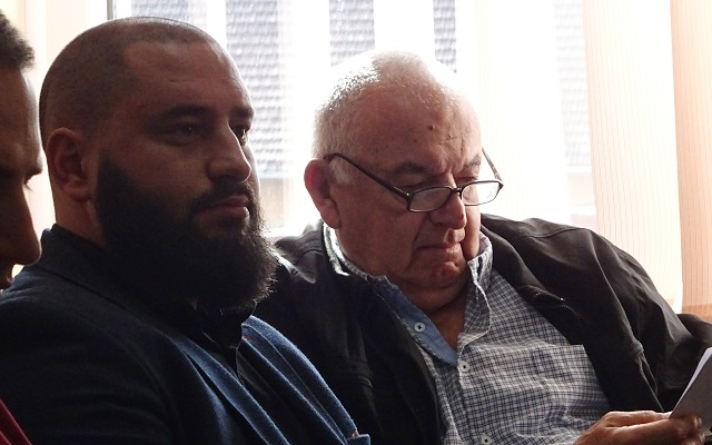 Stefan Maksimović (SRS) i Mladenko Marković, član Opštinskog veća Sevojna