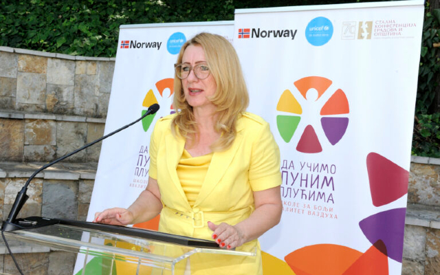 Zavrsna svecanost za projekat: "Da ucimo punim plucima"Belgrade 03.07.2023.©UNICEF Serbia/2023/Shubuckl