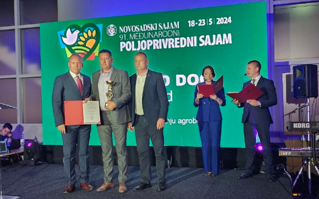 Zlatiborski Eko Agrar "Najbolji u Agrobiznisu" na novosadskom sajmu
