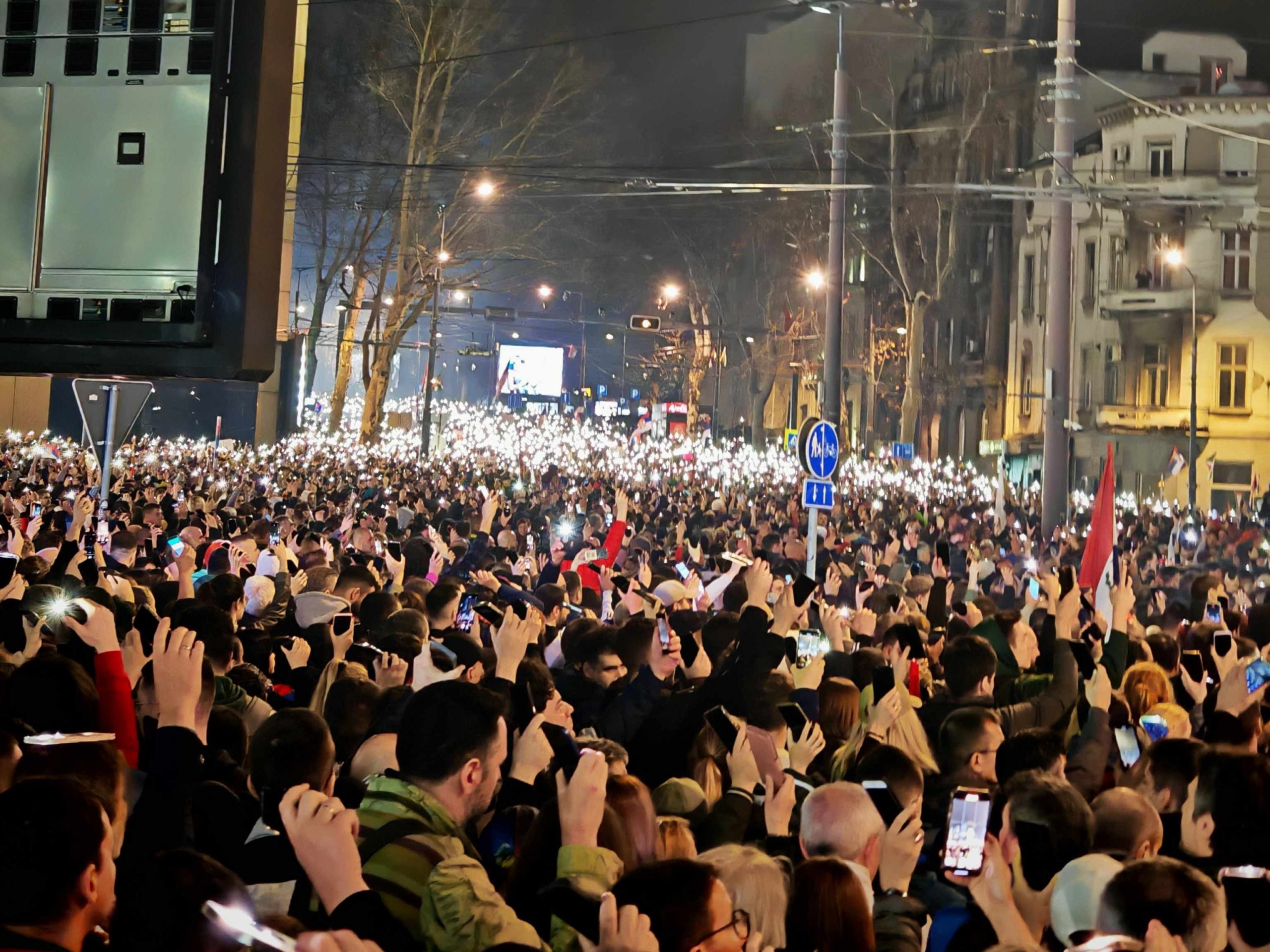 Studentski protest "Vidimo se na Vidovdan" u Beogradu