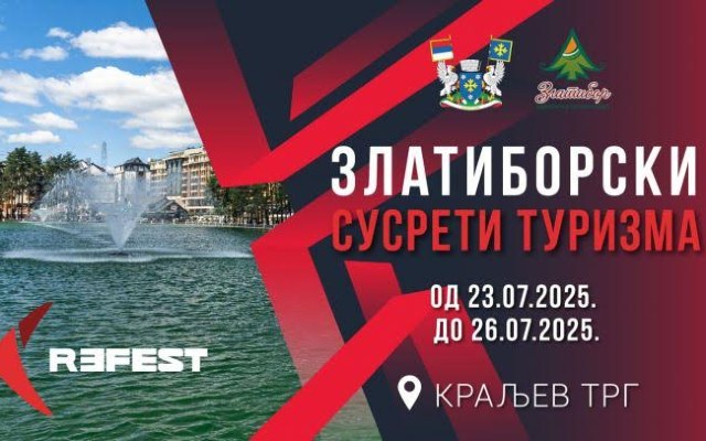 „Zlatiborski susreti turizma“ od 23. do 26. jula na Kraljevom trgu
